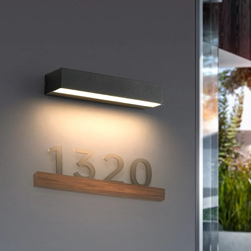 Applique murale LED extérieure IP65 – Lampe aluminium étanche