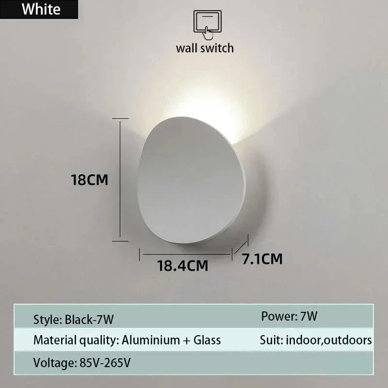 Applique murale LED extérieure étanche en aluminium