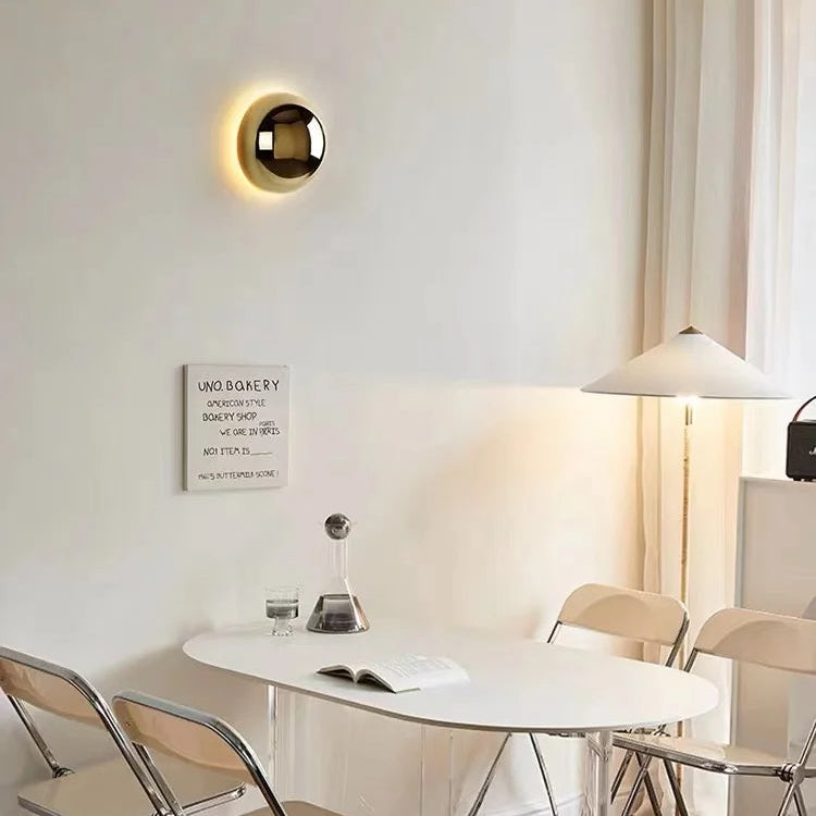 Applique murale LED moderne 4 lumières – lampe design en métal et verre