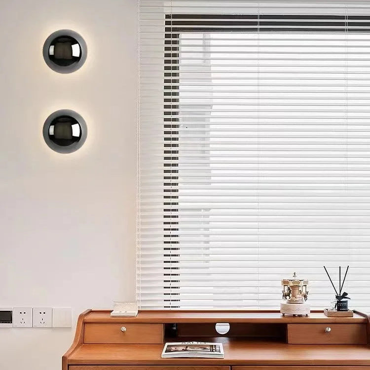 Applique murale LED moderne 4 lumières – lampe design en métal et verre