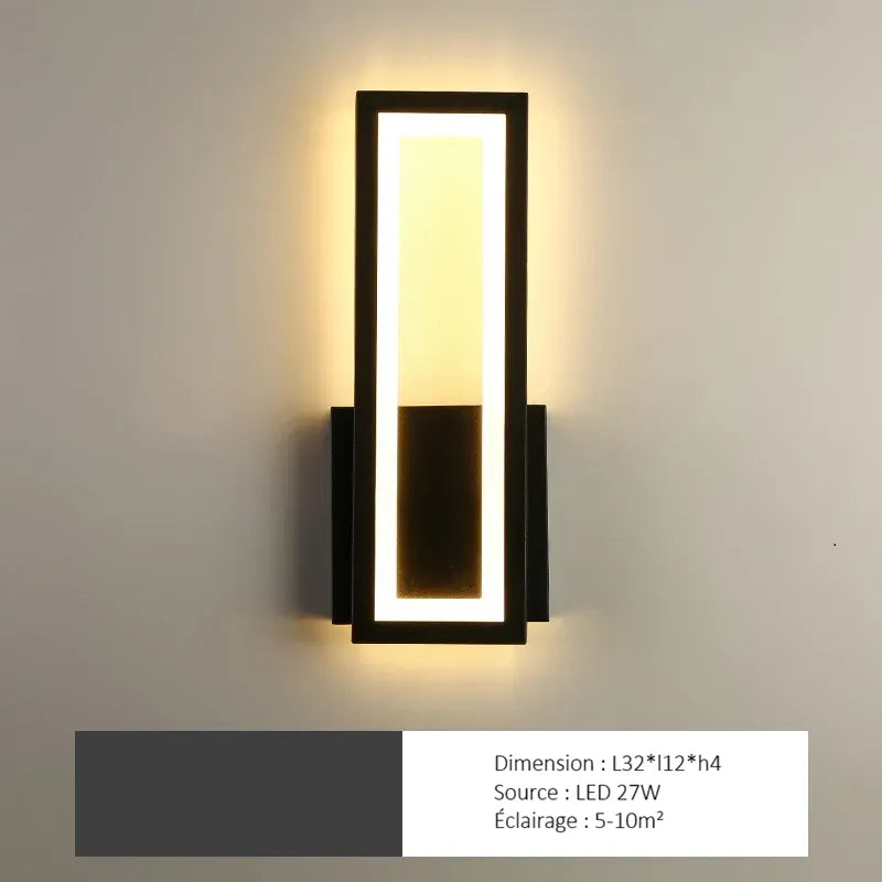 Applique murale LED moderne créative