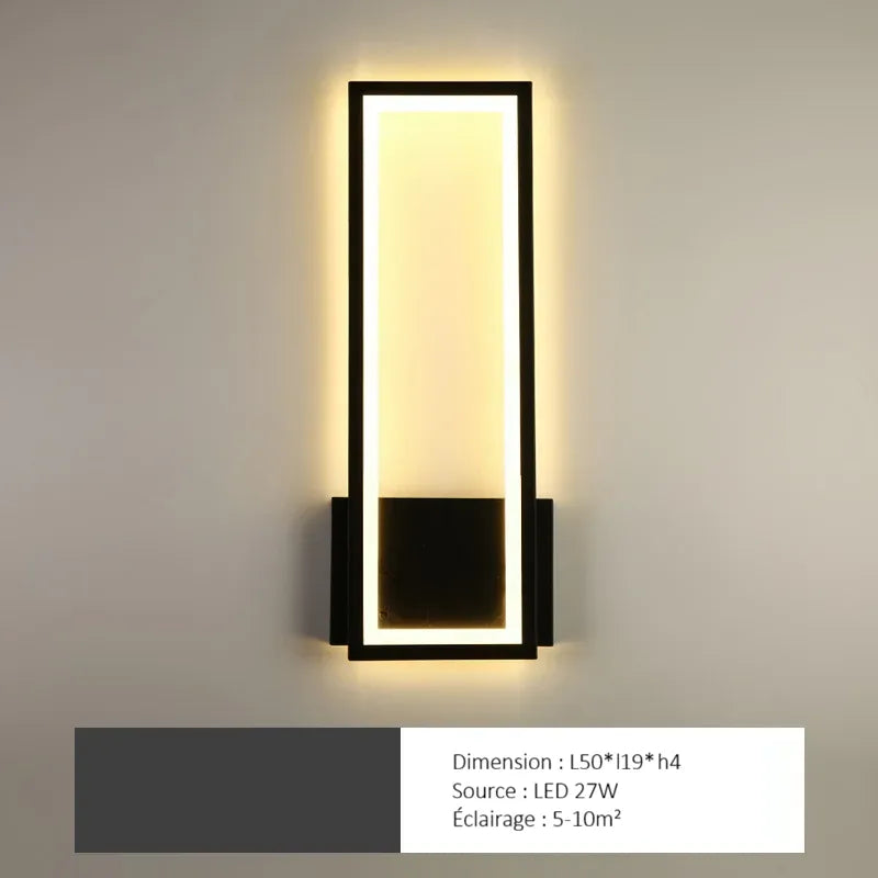 Applique murale LED moderne créative