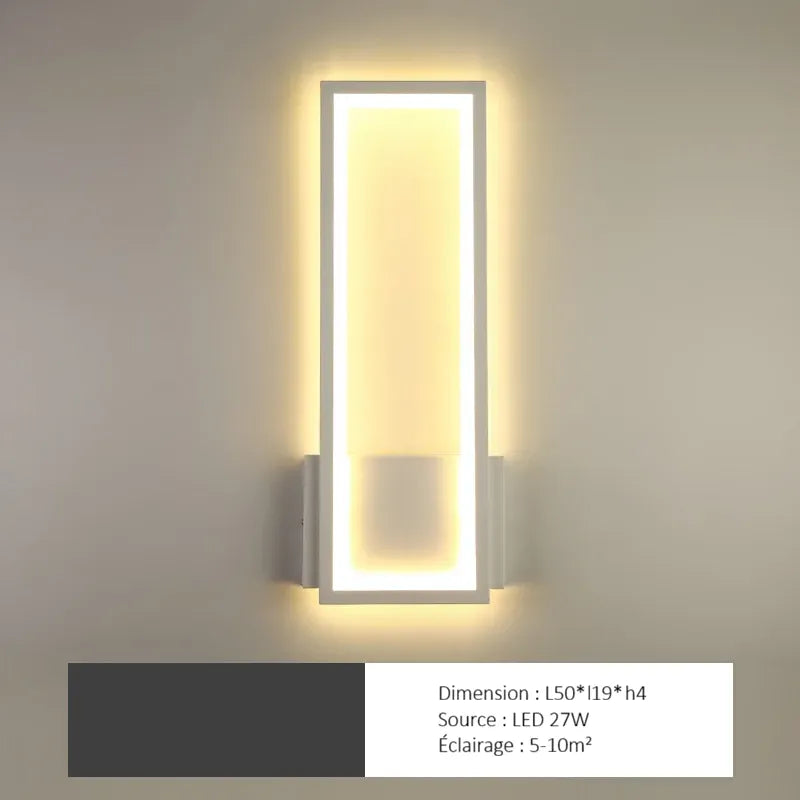 Applique murale LED moderne créative