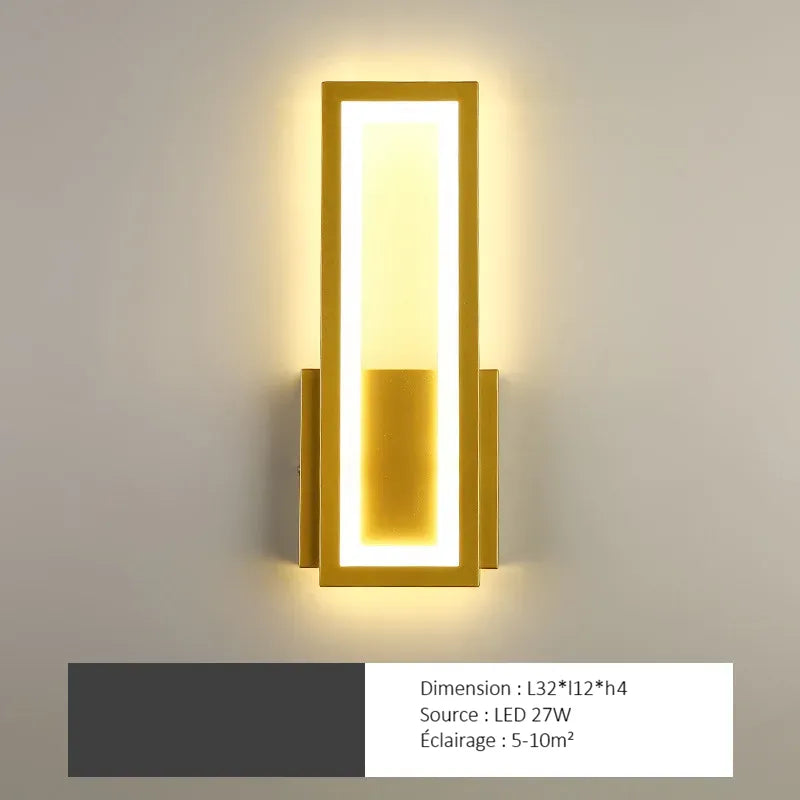 Applique murale LED moderne créative