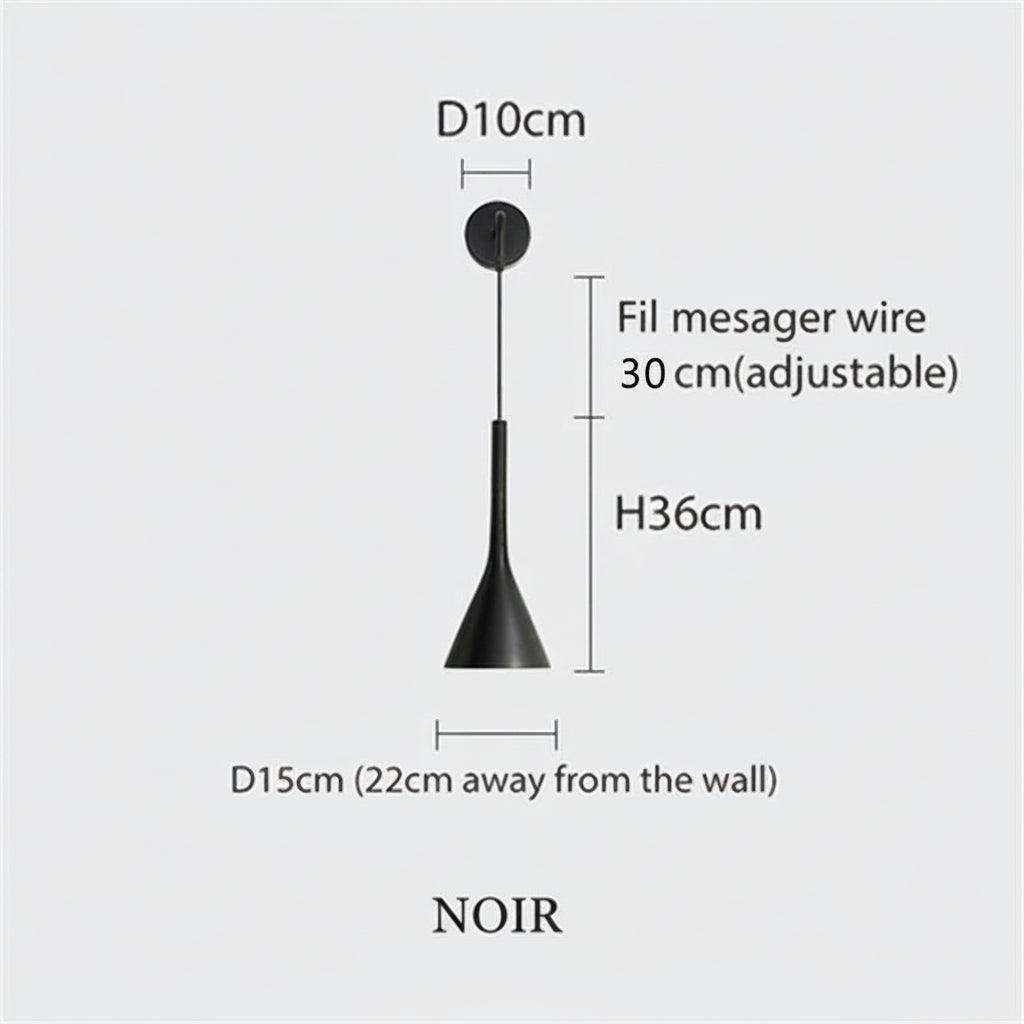 Applique murale LED moderne en aluminium