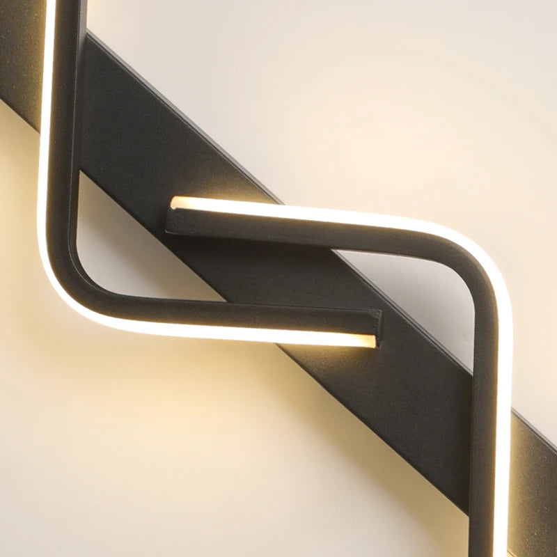 Applique murale LED nordique – Lampe aluminium pour salon et escalier