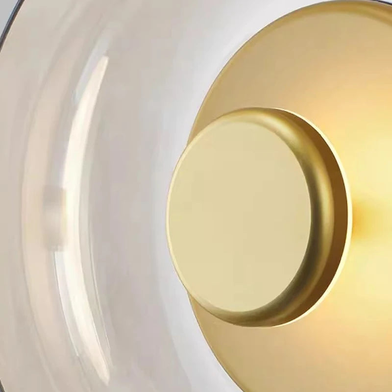 Applique murale LED nordique design en verre