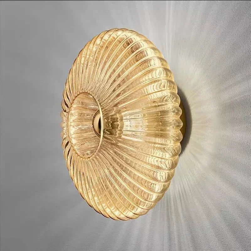 Applique murale LED nordique en verre