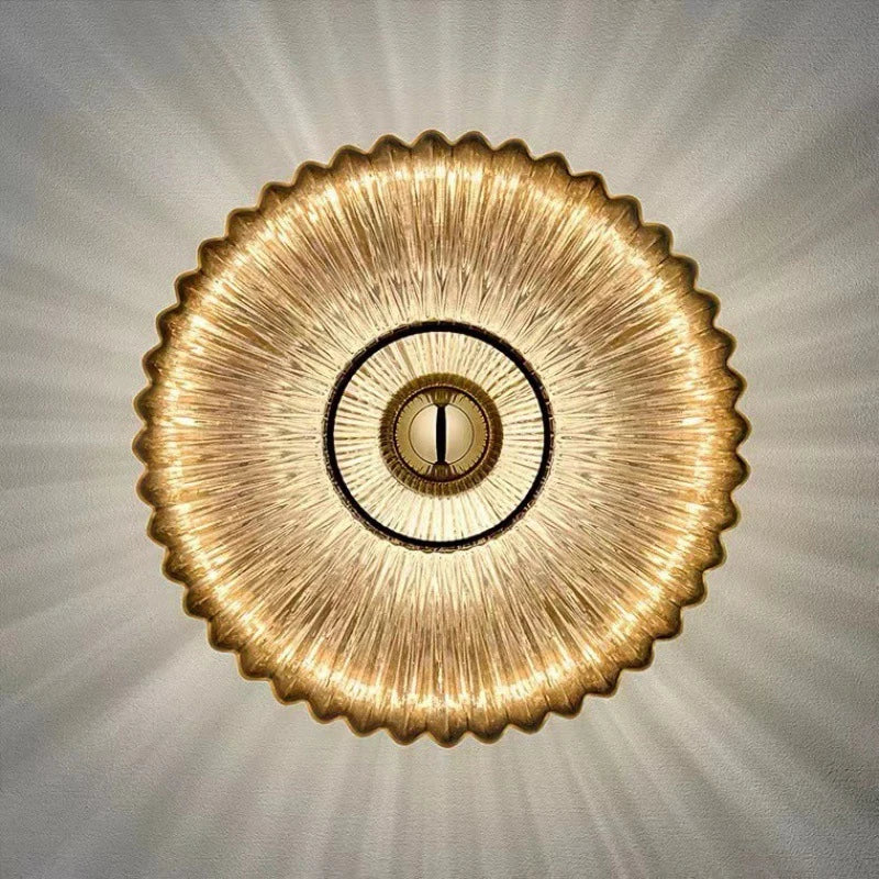 Applique murale LED nordique en verre