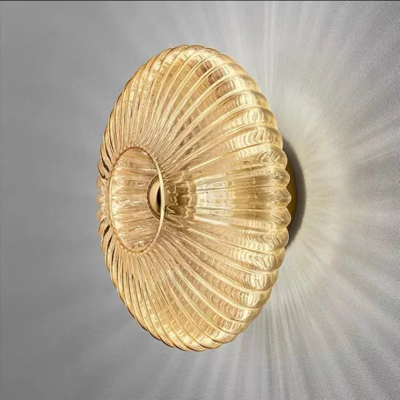 Applique murale LED nordique en verre