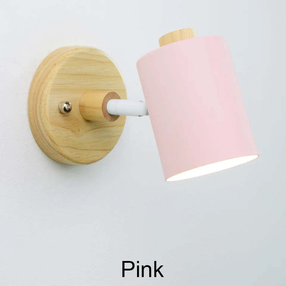 Applique murale LED nordique pastel