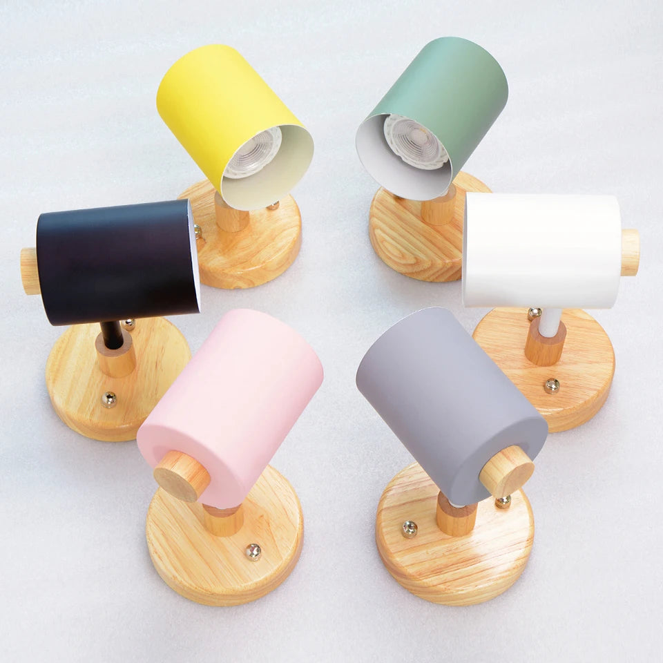 Applique murale LED nordique pastel