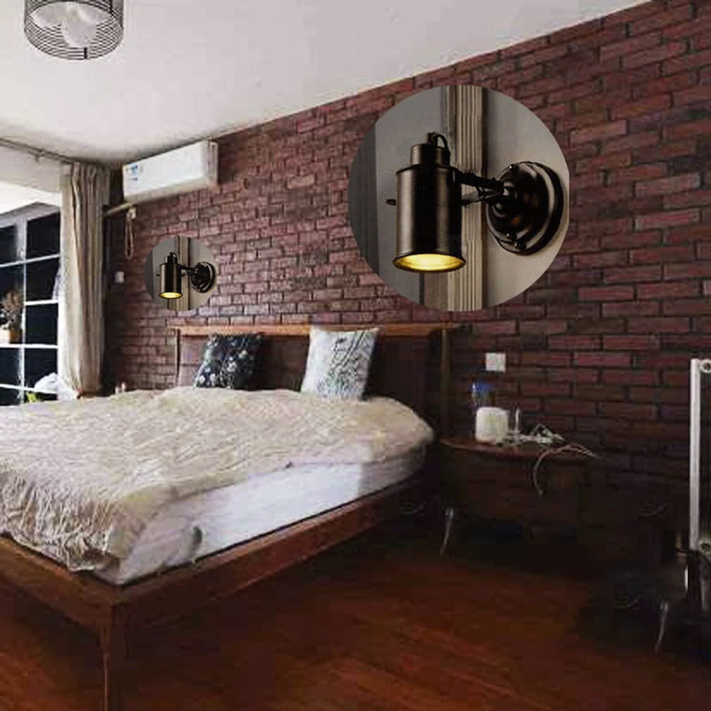 Applique murale LED rétro industrielle