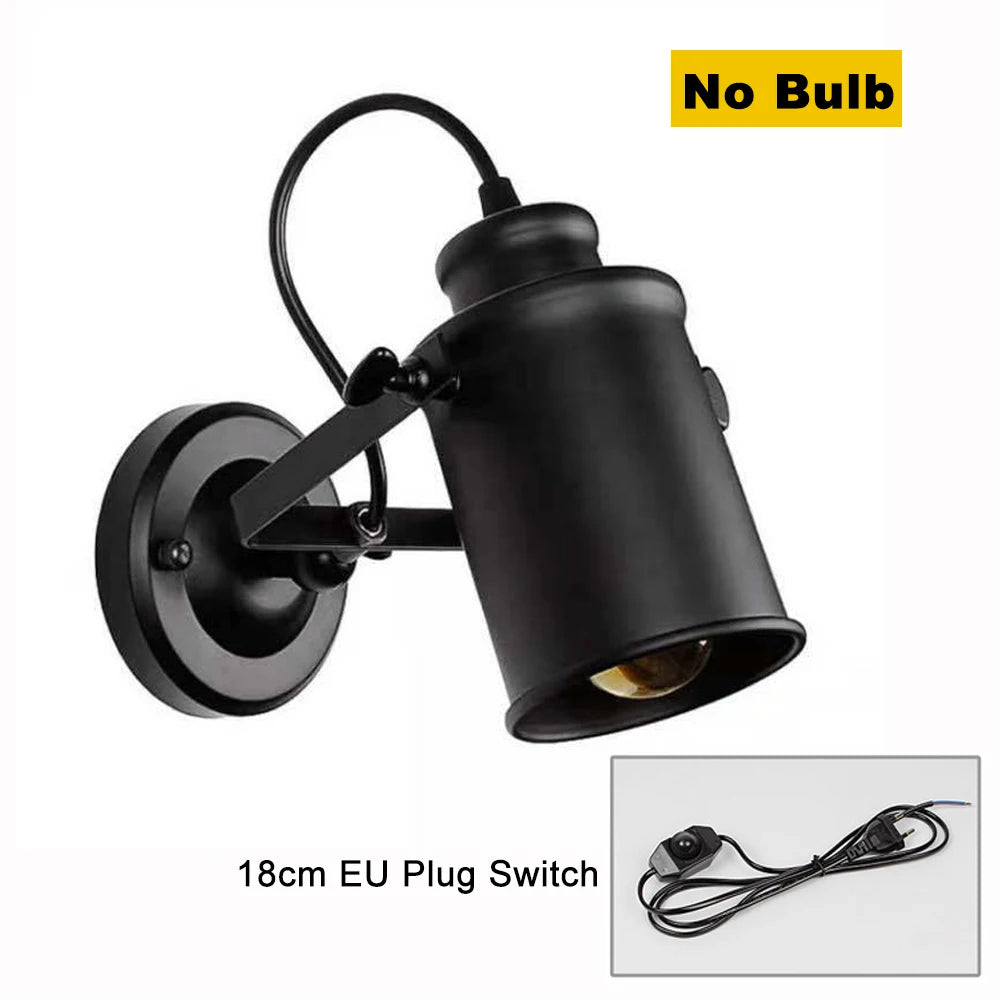 Applique murale LED rétro industrielle