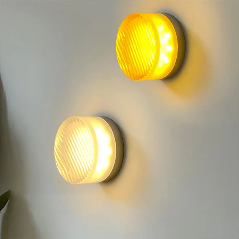 Applique murale LED ronde moderne en aluminium