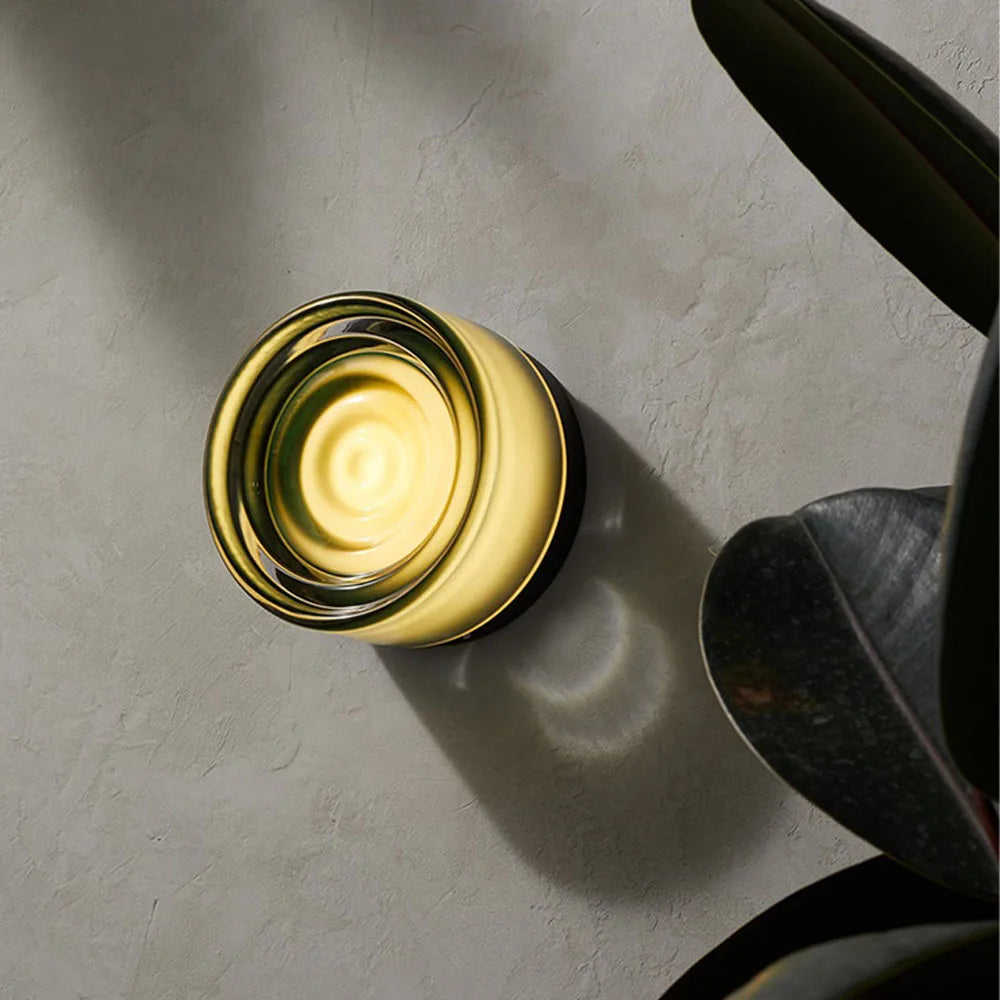 Applique murale LED ronde moderne en aluminium