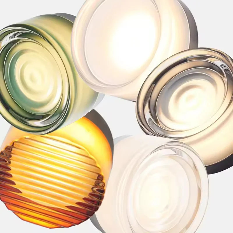 Applique murale LED ronde moderne en aluminium