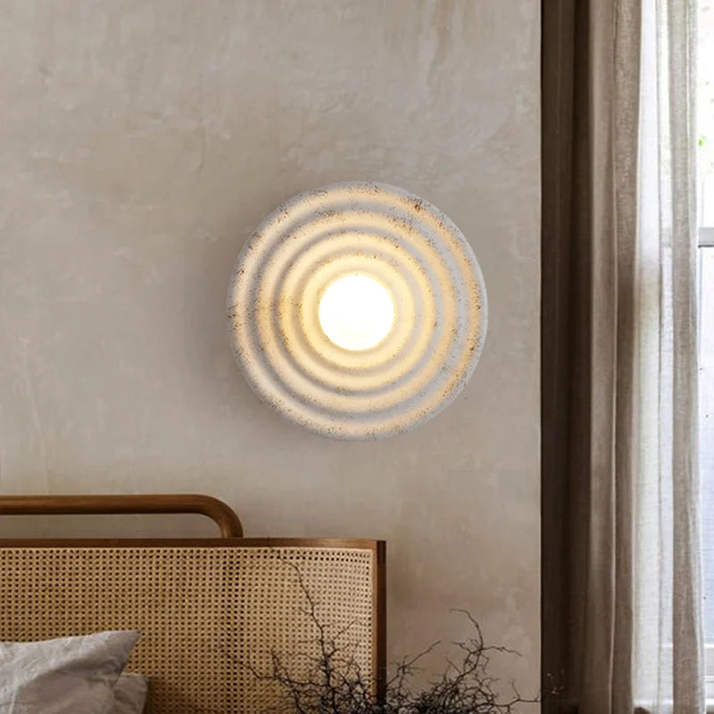 Applique murale LED style européen – lampe murale design en verre et résine