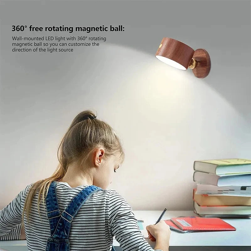 Applique murale LED tactile rechargeable