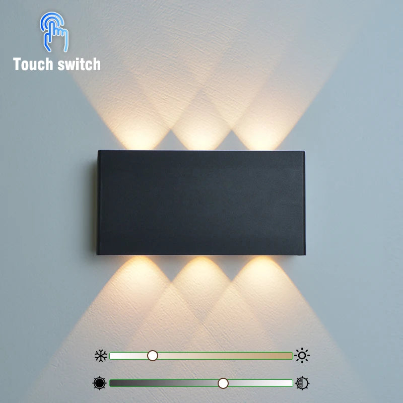 Applique murale LED tactile rechargeable
