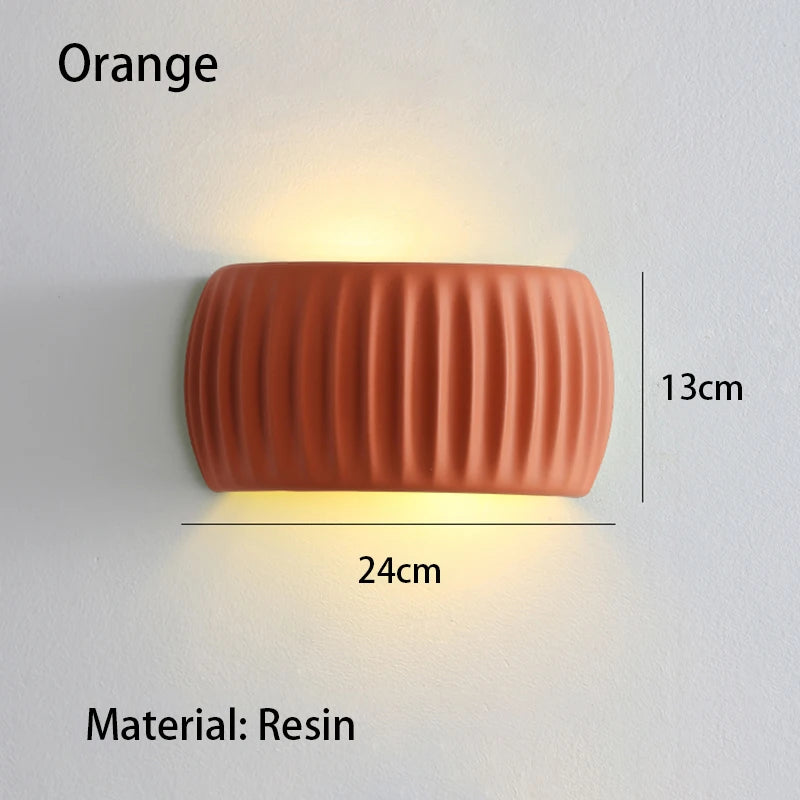 Applique murale art déco en résine – Lampe murale moderne intérieure