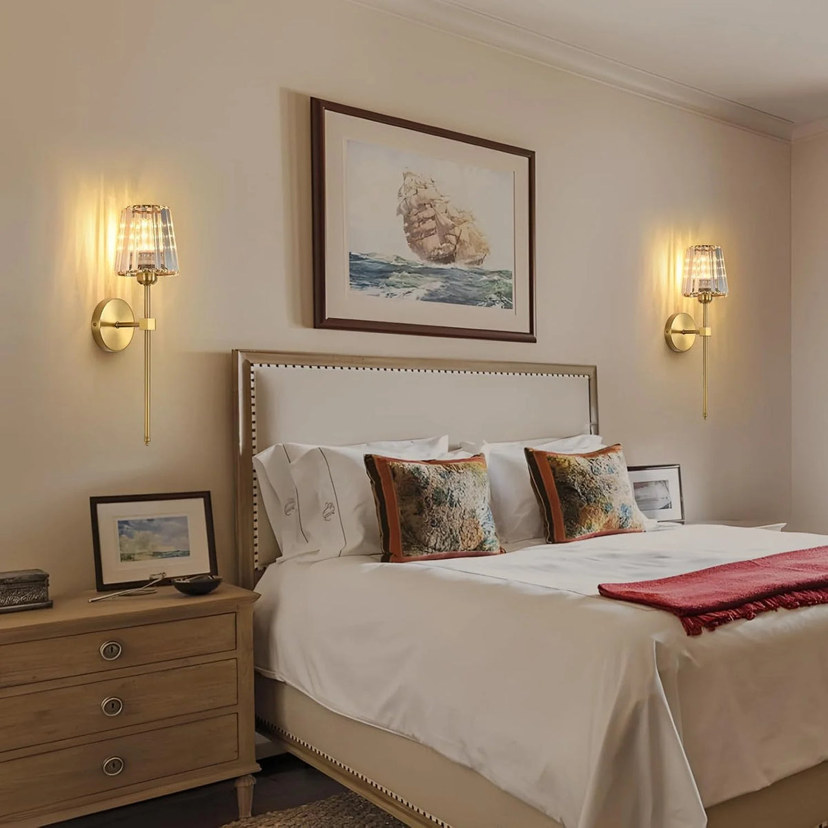 Applique murale cristal moderne – lampe murale LED art déco pour intérieur