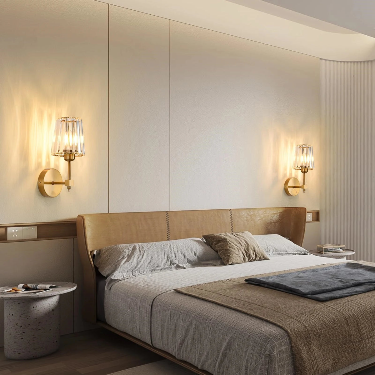 Applique murale cristal moderne – lampe murale LED art déco pour intérieur