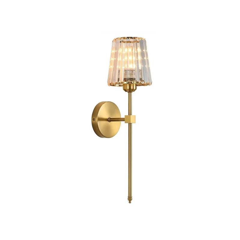 Applique murale cristal moderne – lampe murale LED art déco pour intérieur