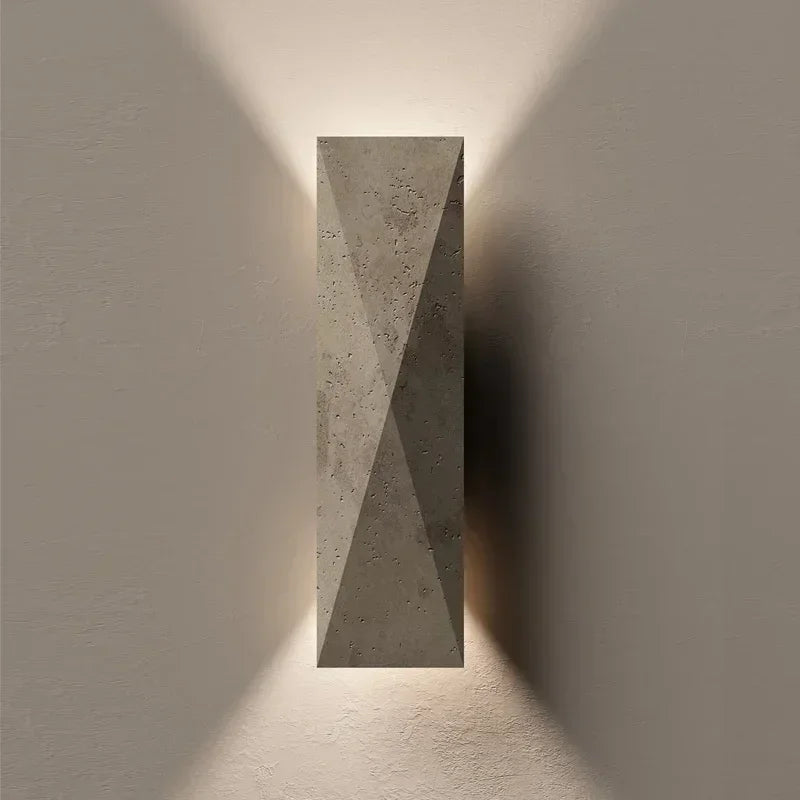 Applique murale en pierre LED – lampe moderne design minimaliste