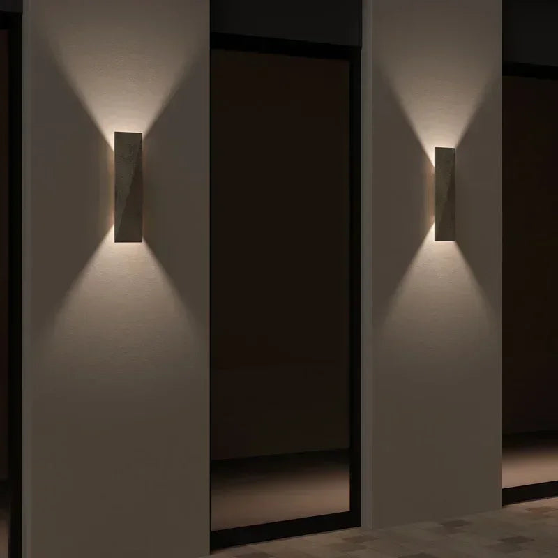 Applique murale en pierre LED – lampe moderne design minimaliste