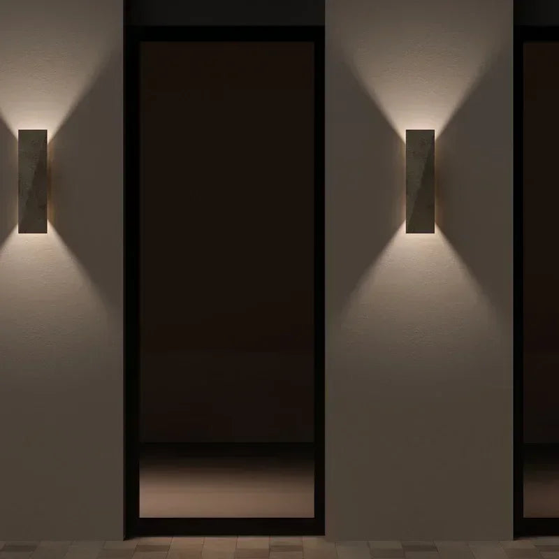 Applique murale en pierre LED – lampe moderne design minimaliste