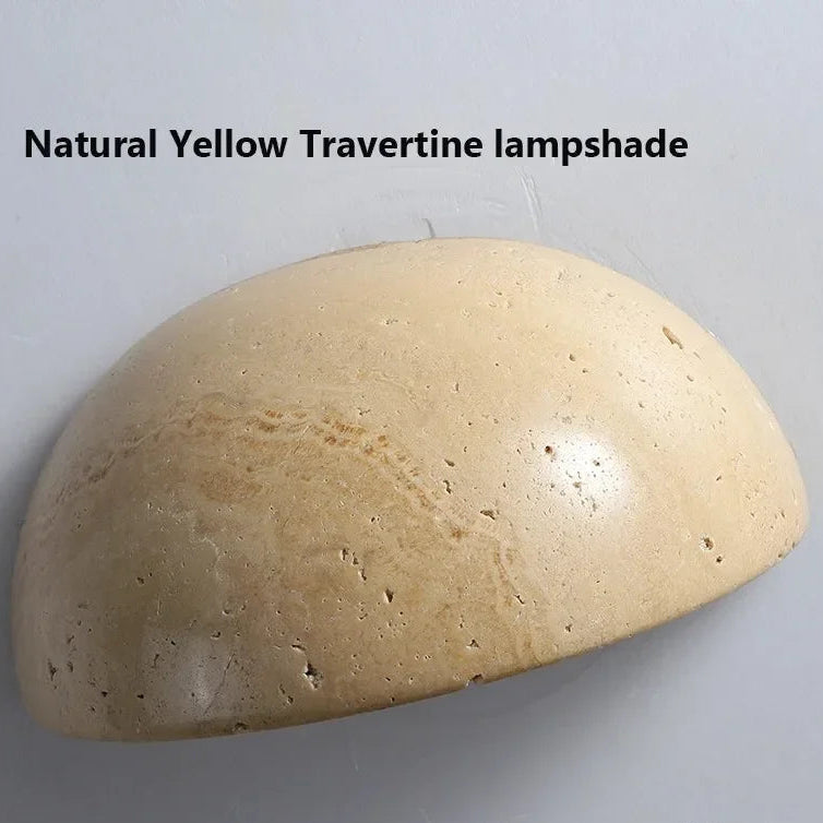 Applique murale en pierre LED – lampe japonaise design minimaliste