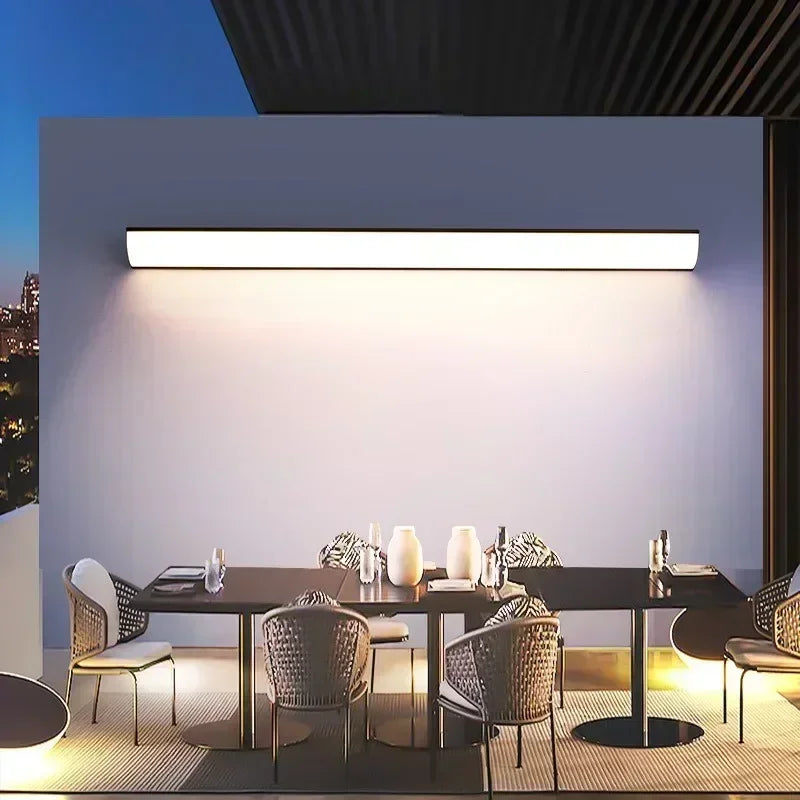 Applique murale extérieure LED IP65 – Lampe murale moderne longue