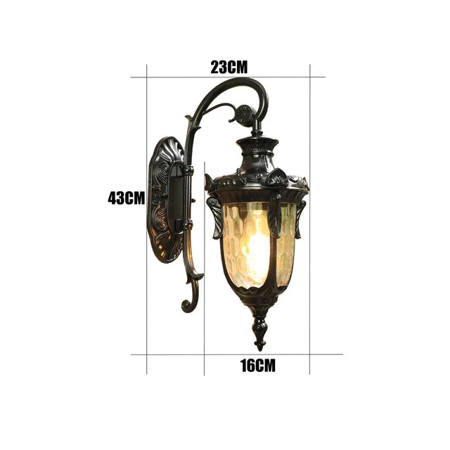 Applique murale extérieure rétro IP65 – Lampe jardin