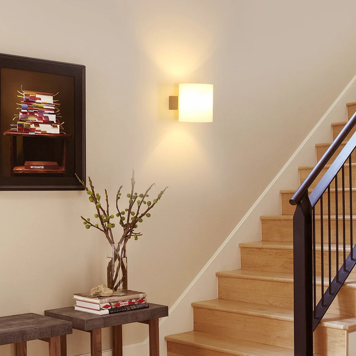 Applique murale intérieure bois LED 4W