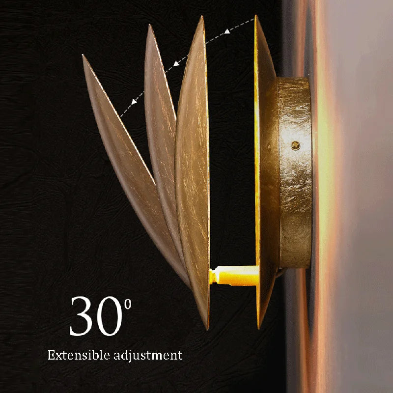 Applique murale métal LED – lampe européenne moderne pour intérieur