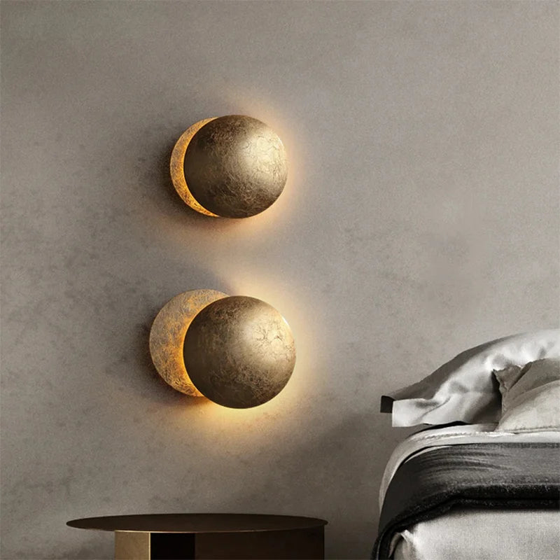 Applique murale métal LED – lampe européenne moderne pour intérieur
