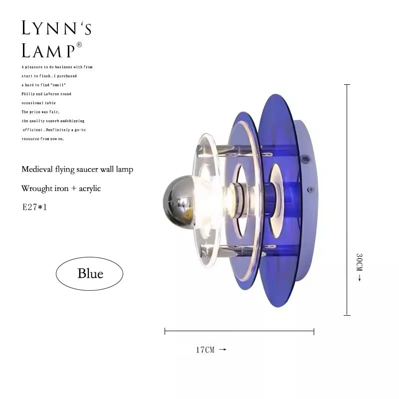 Applique murale nordique Bauhaus UFO