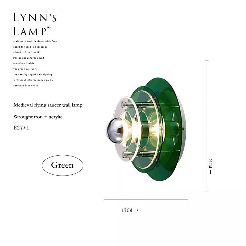 Applique murale nordique Bauhaus UFO