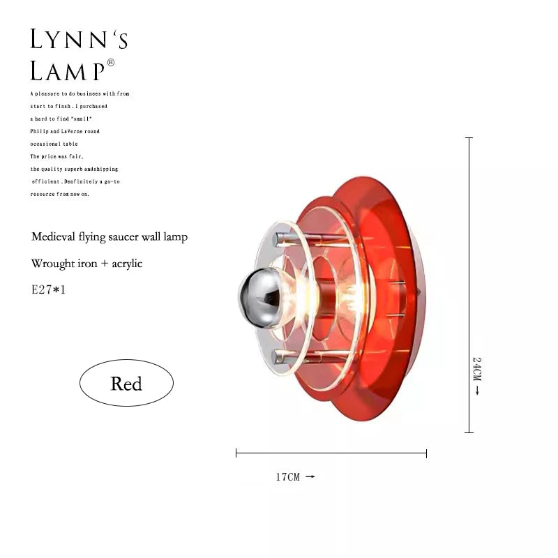 Applique murale nordique Bauhaus UFO