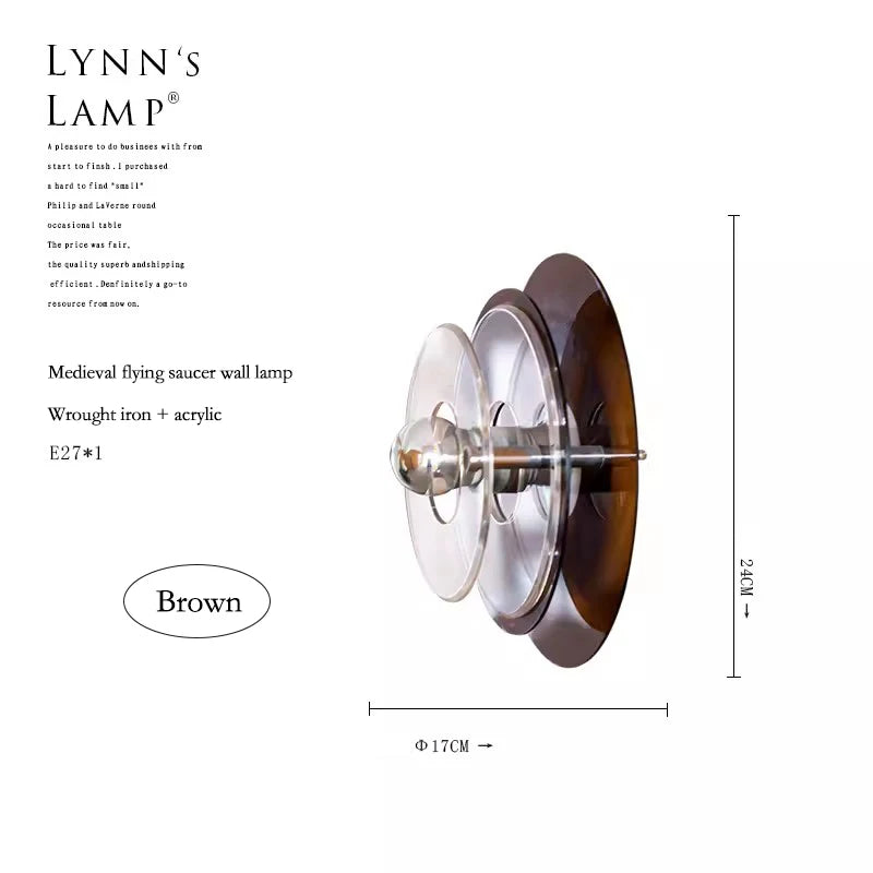 Applique murale nordique Bauhaus UFO