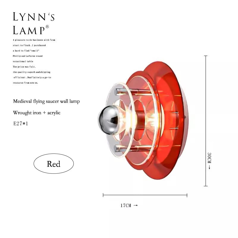 Applique murale nordique Bauhaus UFO