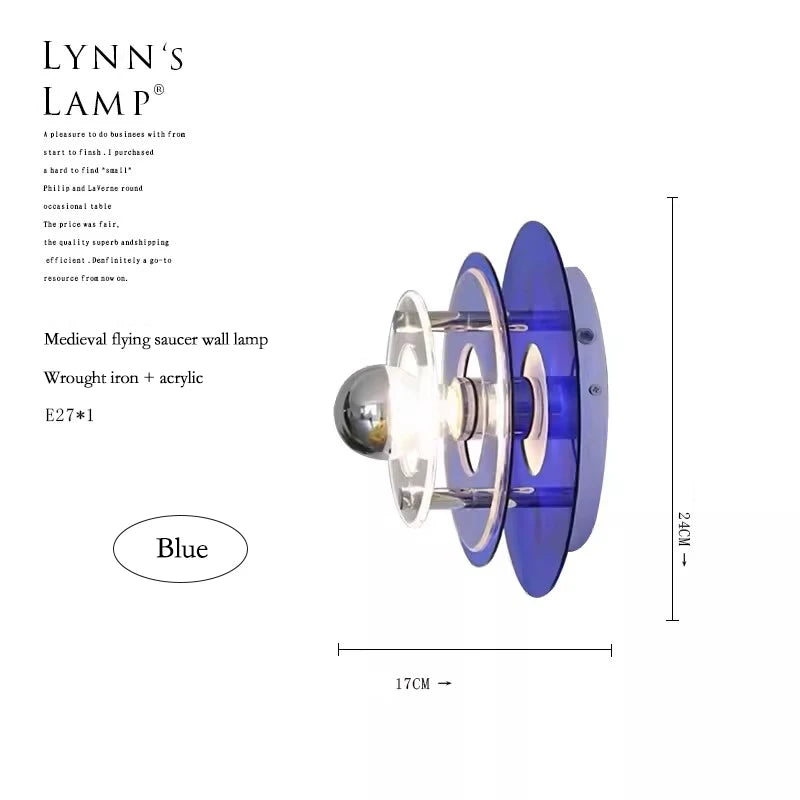 Applique murale nordique Bauhaus UFO