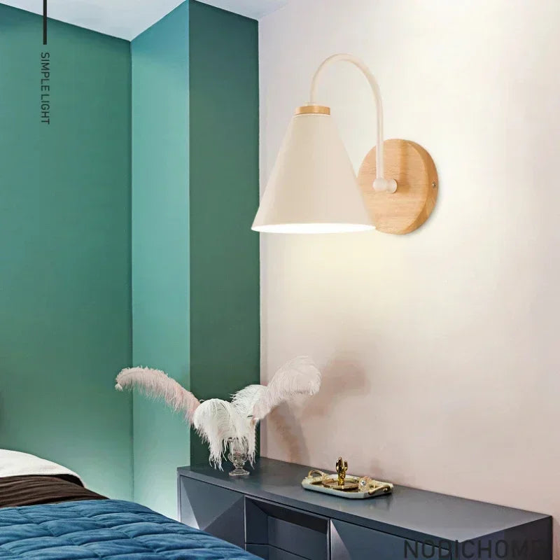 Applique murale nordique en bois