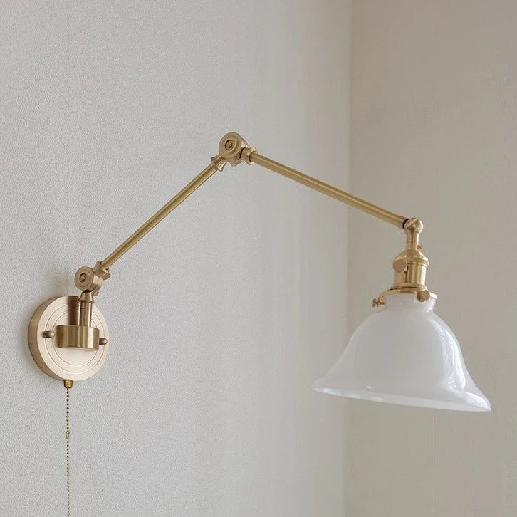 Applique murale orientable cuivre