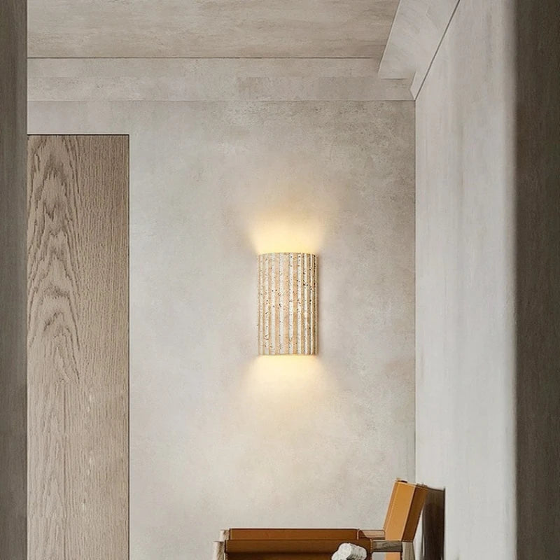 Applique murale pierre naturelle – Lampe LED design moderne