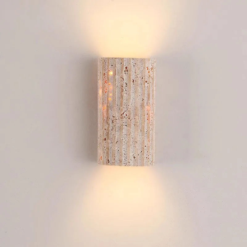 Applique murale pierre naturelle – Lampe LED design moderne