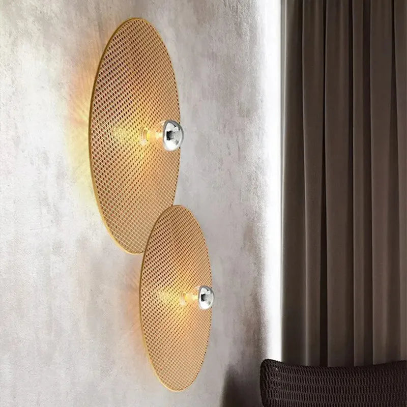 Applique murale rotin et bambou LED – lampe japonaise artisanale naturelle
