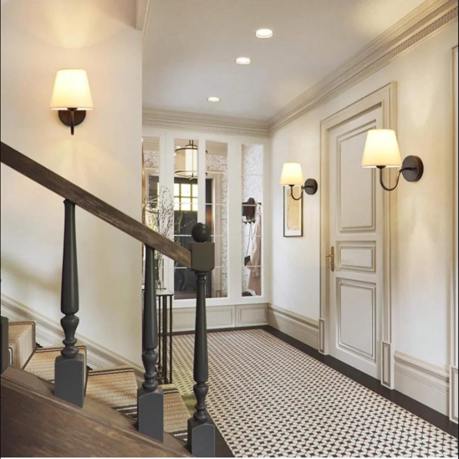 Applique murale tissu rétro