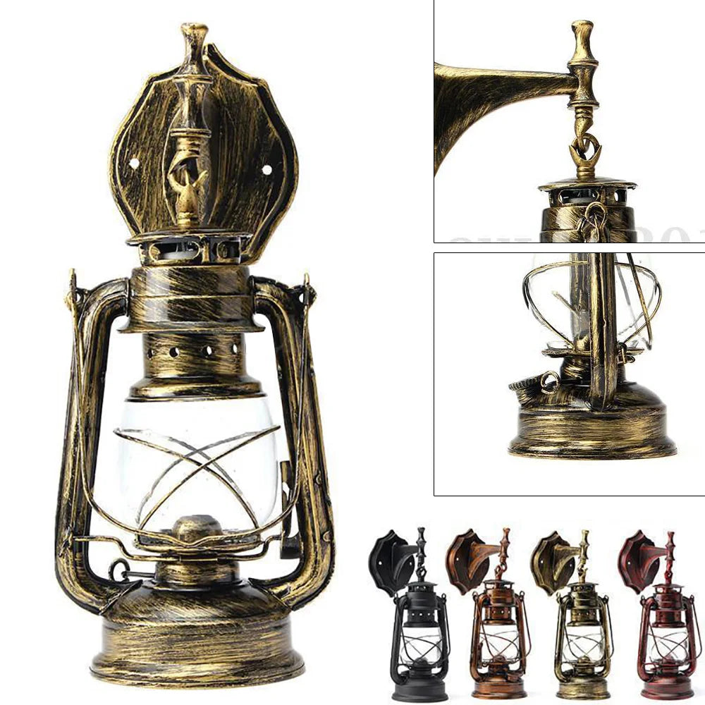 Applique Murale Extérieure Lanterne Antique Bronze